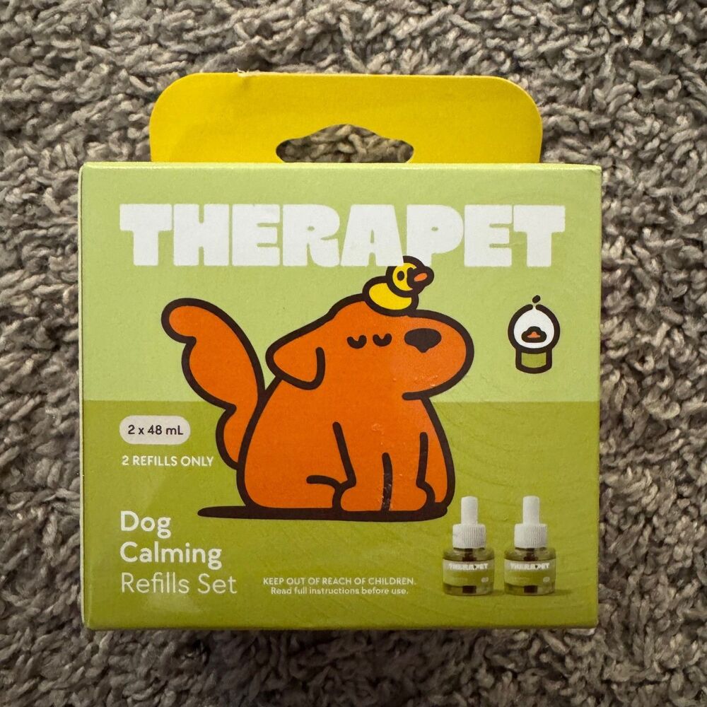 Therapet MD 60-Day Dog Calming Diffuser REFILLS For Stress Factory 2x48L NEW